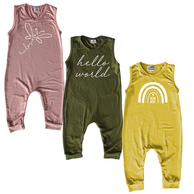 Graphic Rompers
