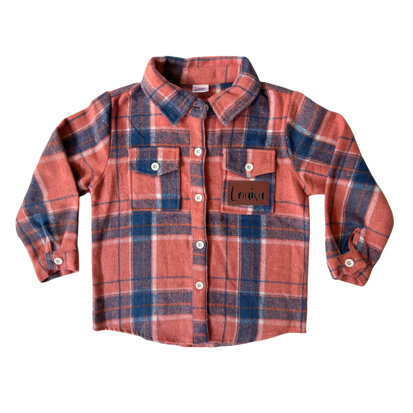 Rocket Bug Personalized Cozy Soft Flannels - Thick, Warm, & Snuggly Jacket - Baby, Toddler, Kids, Boys, Girls