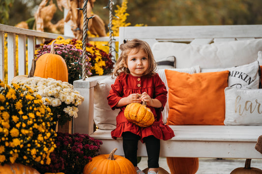 Long Sleeve Pleated Baby, Toddler, and Girls Linen Cotton Dress for Babies, Toddlers, and Kids