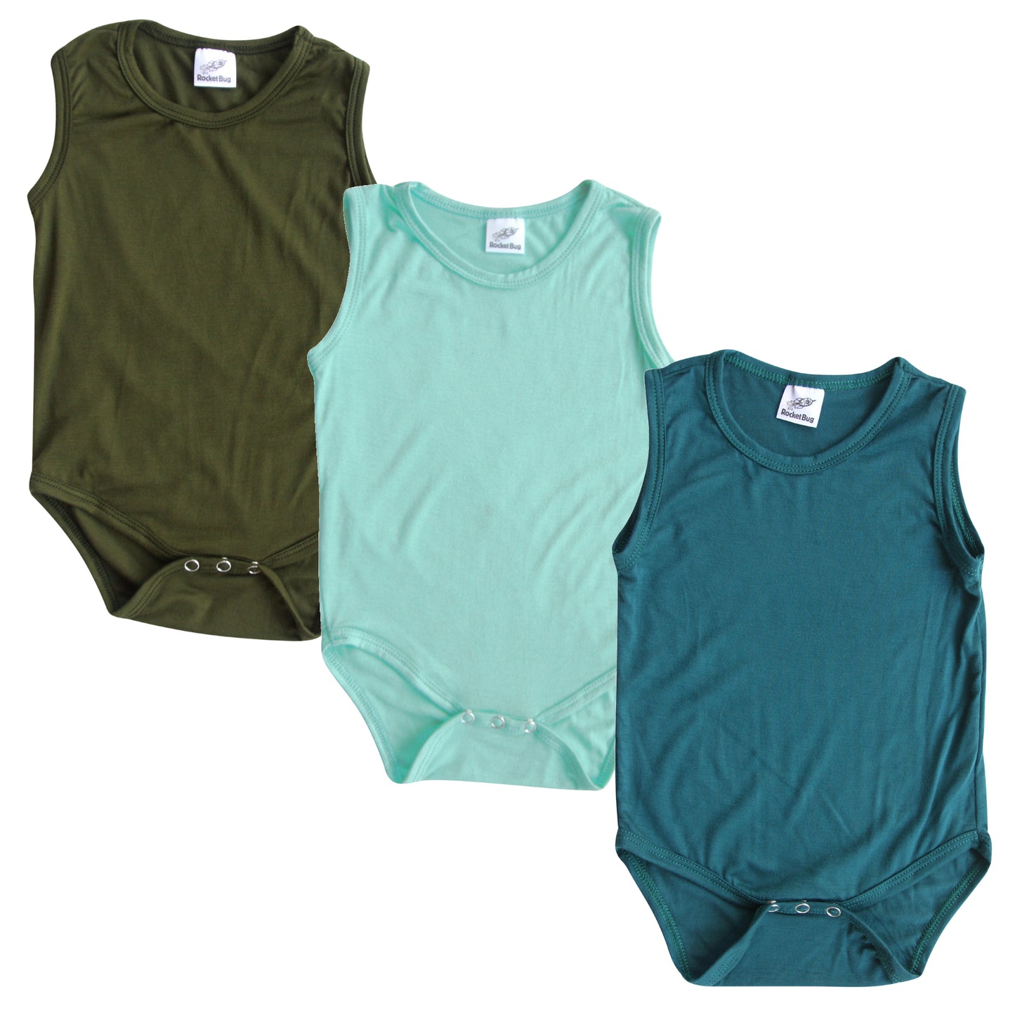 Silky Sleeveless Baby Bodysuit-Unisex, Boys, & Girls, Infant Sleeper