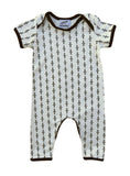 Set of Three Aztec Pattern Baby Rompers