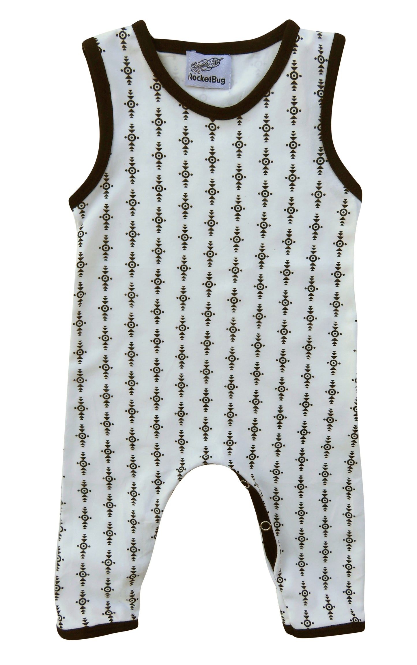 Set of Three Aztec Pattern Baby Rompers
