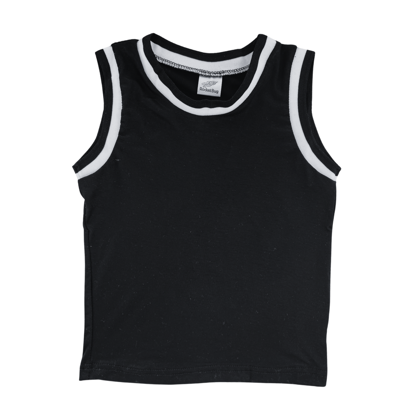 Blank Sleeveless Basketball Jersey for Toddlers
