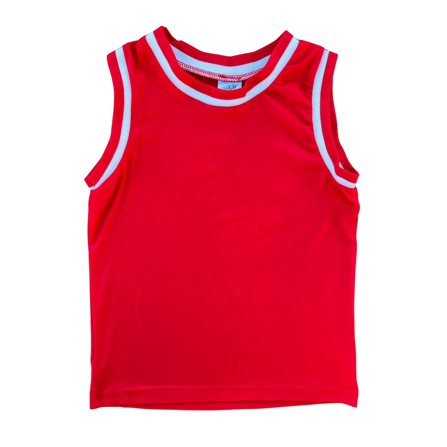 Blank Sleeveless Basketball Jersey for Toddlers