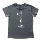 "I'm One" Birthday Baby Shirt Asphalt