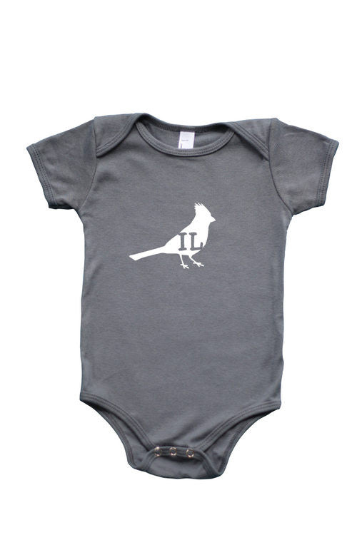 State Your Bird Illinois Baby Bodysuit
