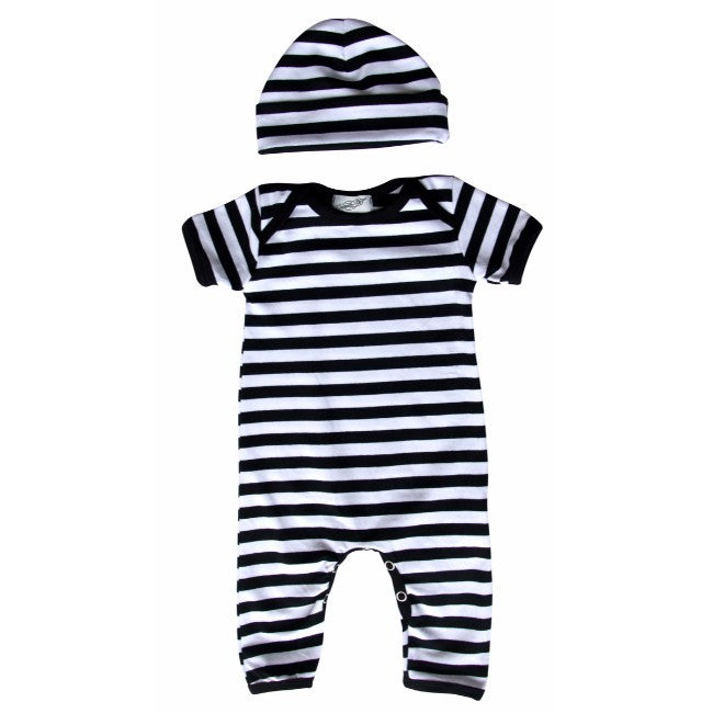 Baby Romper with Matching Hat