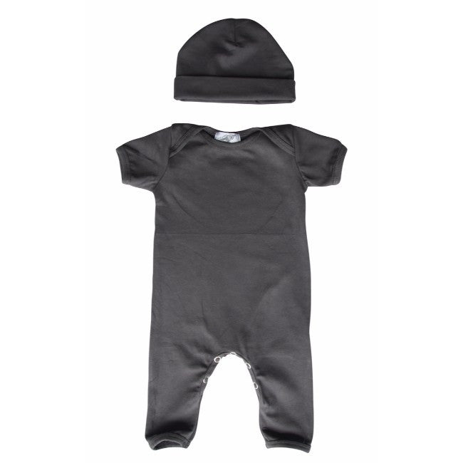 Baby Romper with Matching Hat