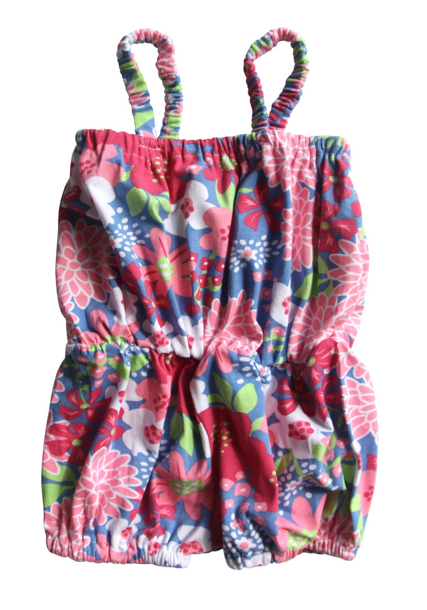 Sleeveless Bubble Romper for Girls