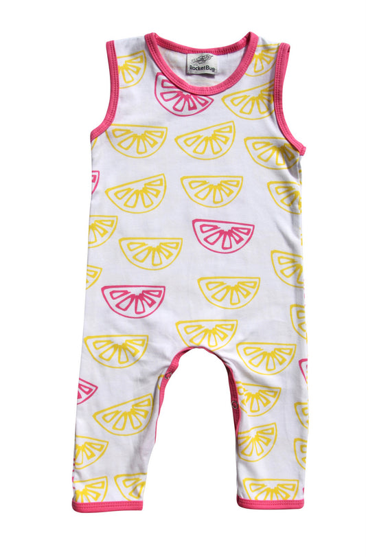 Set of Three Lemon Baby Rompers