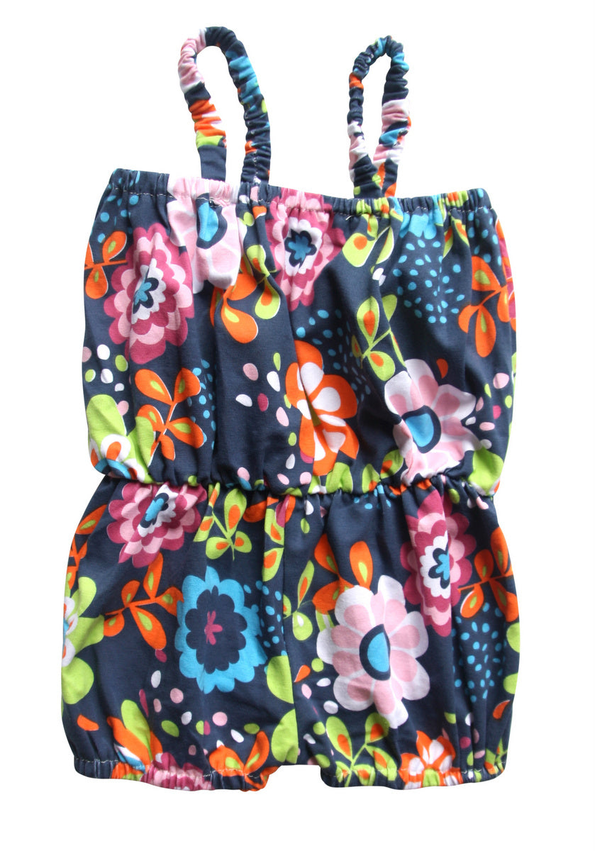 Sleeveless Bubble Romper for Girls
