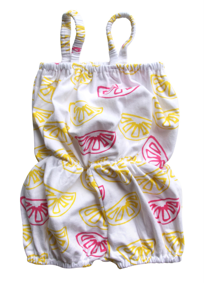 Sleeveless Bubble Romper for Girls