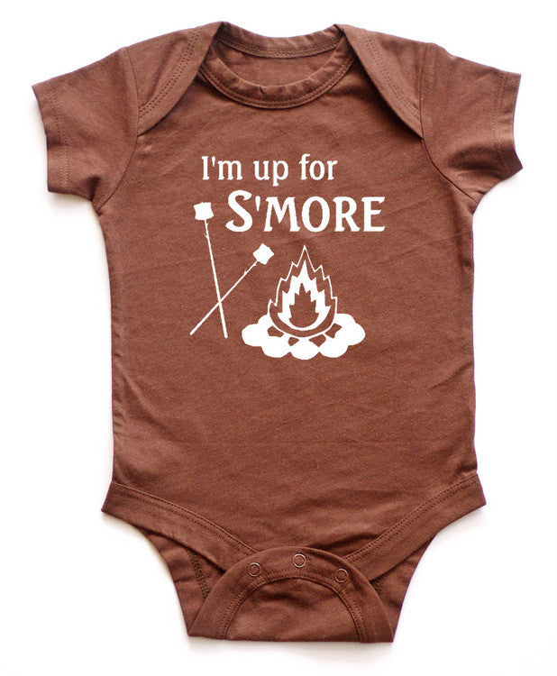 "I'm Up For S'more" Baby Bodysuit