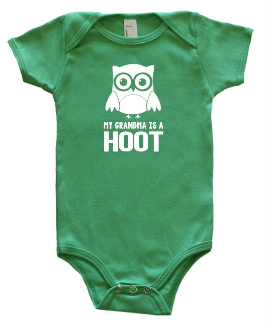 "My Grandma is a Hoot" Baby Bodysuit
