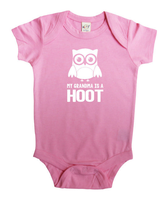 "My Grandma is a Hoot" Baby Bodysuit