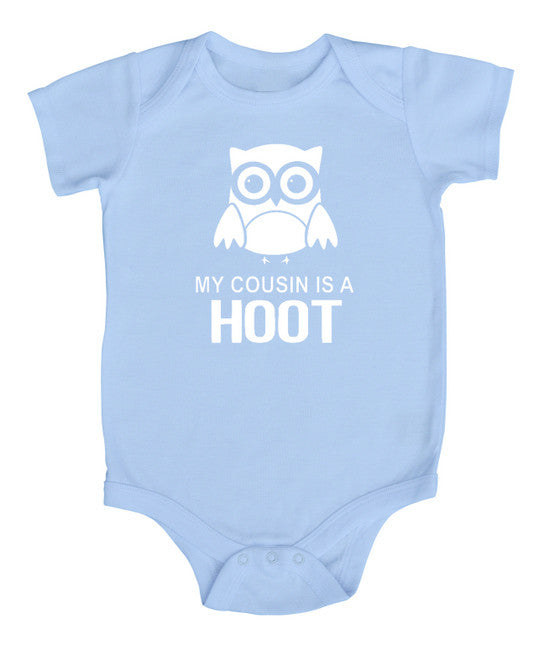 "My Cousin is a Hoot" Baby Bodysuit