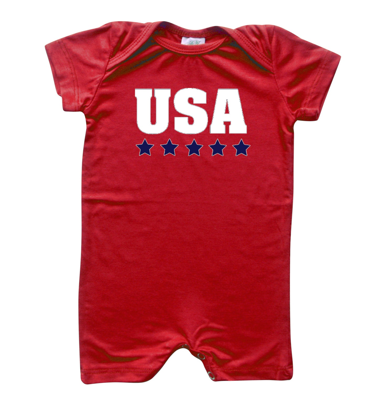 USA Silky Shorts Baby Romper for Boys and Girls -Gender Neutral, Baby Shower gift, newborn, summer, 4th of July