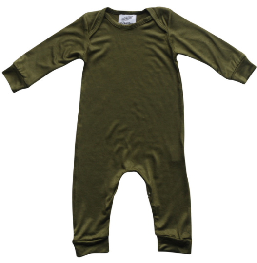Silky Soft Long Sleeve Baby Romper for Boys and Girls