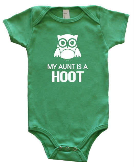 "My Aunt is a Hoot" Baby Bodysuit
