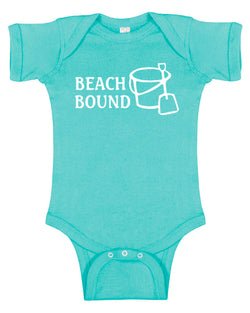 'Beach Bound' Silhouette Baby Bodysuit