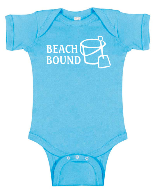 'Beach Bound' Silhouette Baby Bodysuit