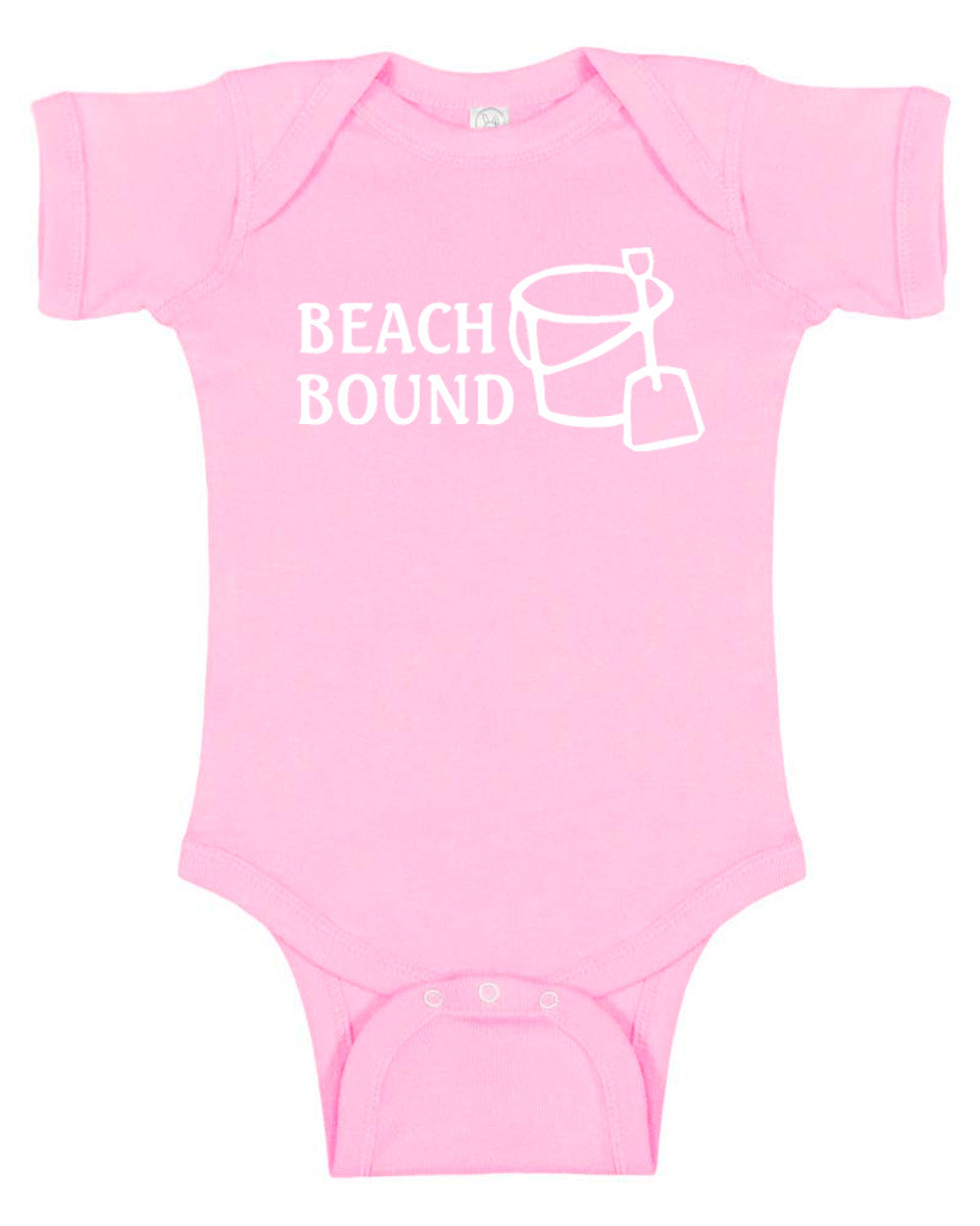 'Beach Bound' Silhouette Baby Bodysuit