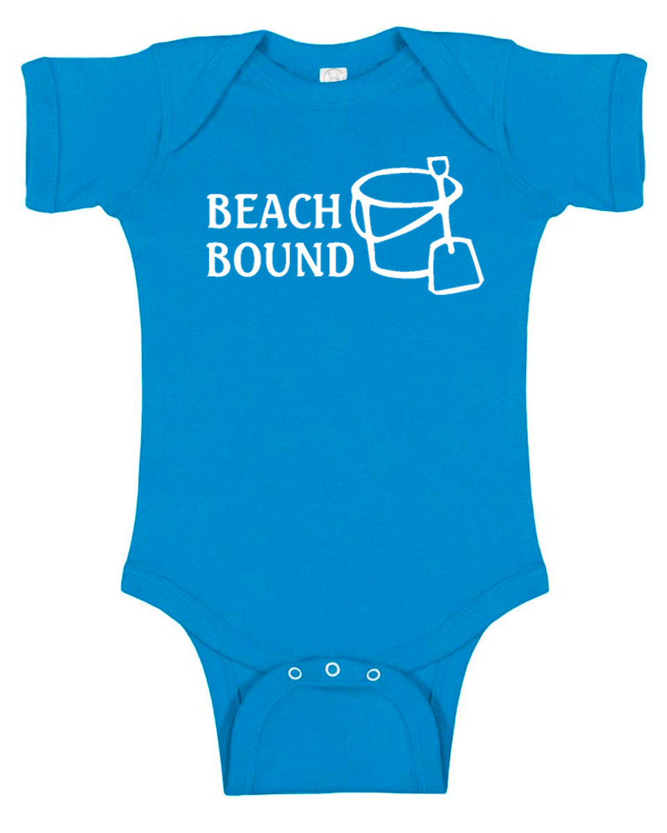 'Beach Bound' Silhouette Baby Bodysuit