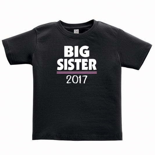 Big Sister 2017 Toddler and Child Shirt