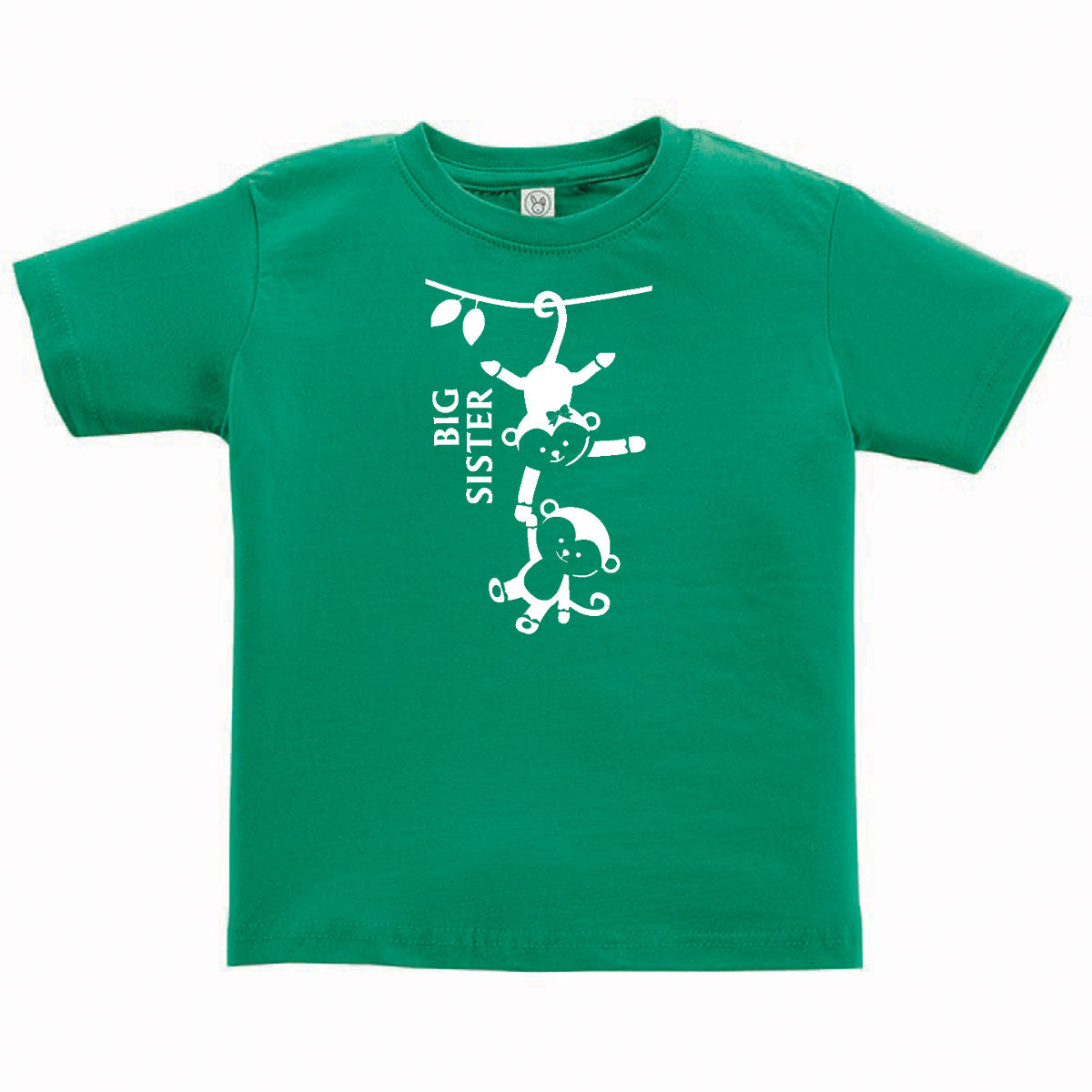 Big Sister Monkey Toddler and Child Shirt