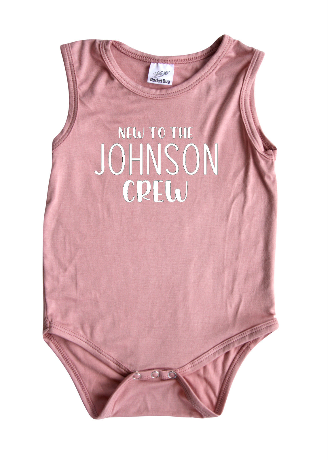 New to the Crew Silky Sleeveless Baby Bodysuit for Boys & Girls