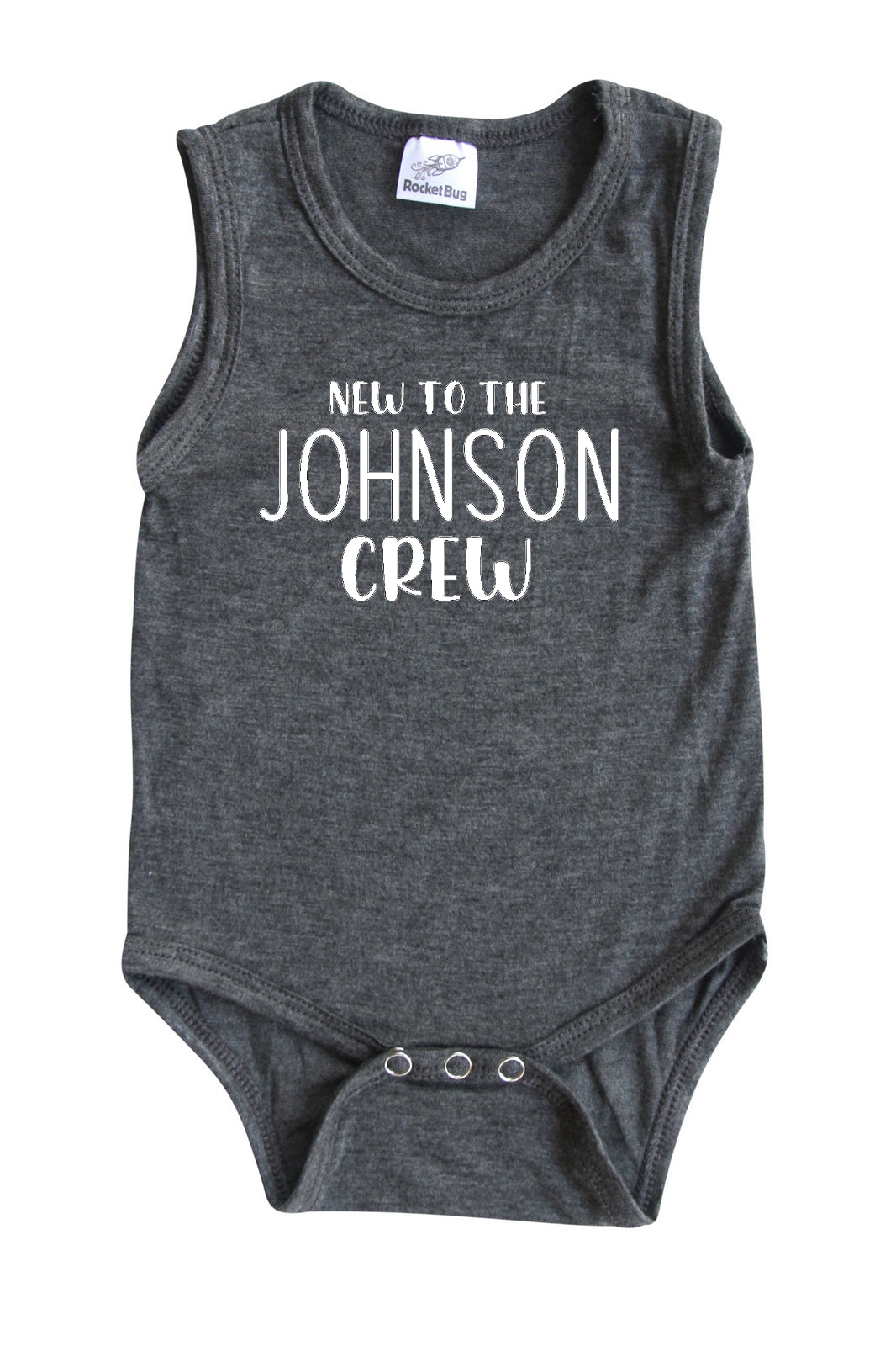New to the Crew Silky Sleeveless Baby Bodysuit for Boys & Girls