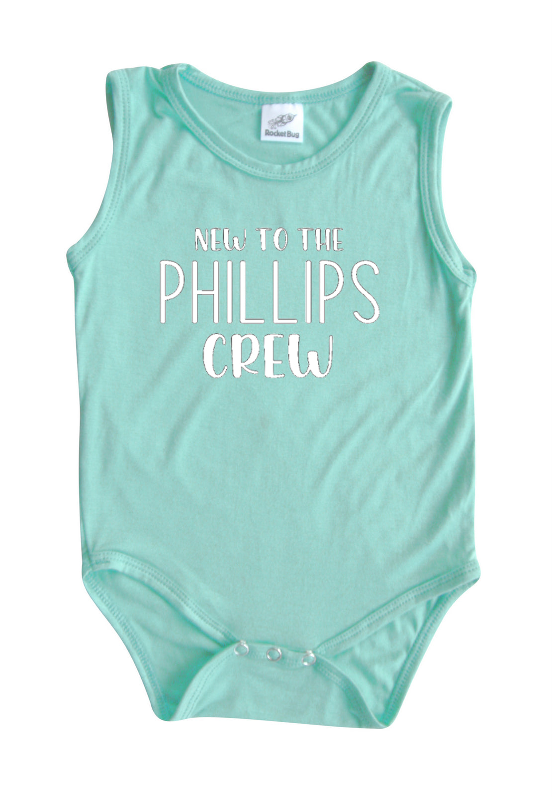 New to the Crew Silky Sleeveless Baby Bodysuit for Boys & Girls