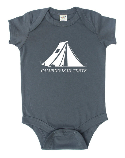 "Camping is in-tents" Baby Bodysuit