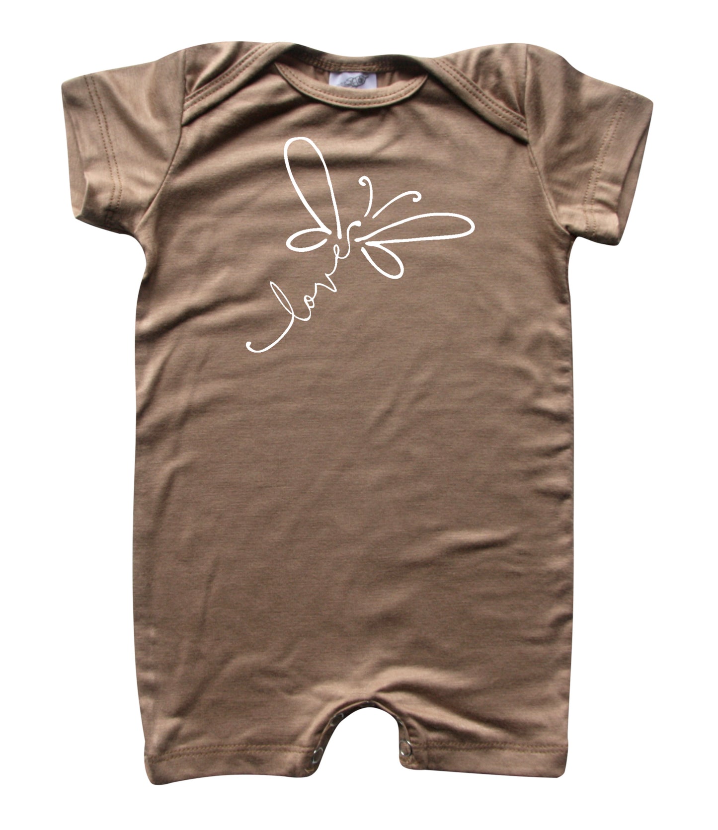 Dragonfly Love Silky Baby Romper Shorts for Boys and Girls