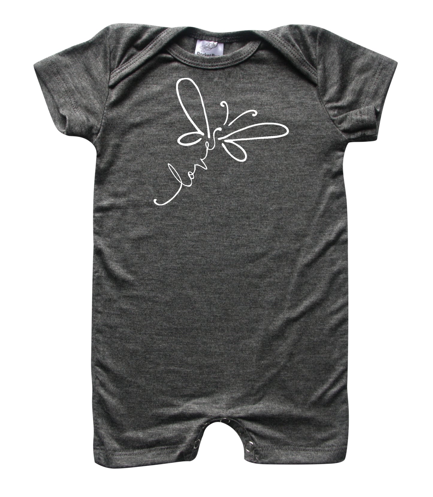 Dragonfly Love Silky Baby Romper Shorts for Boys and Girls