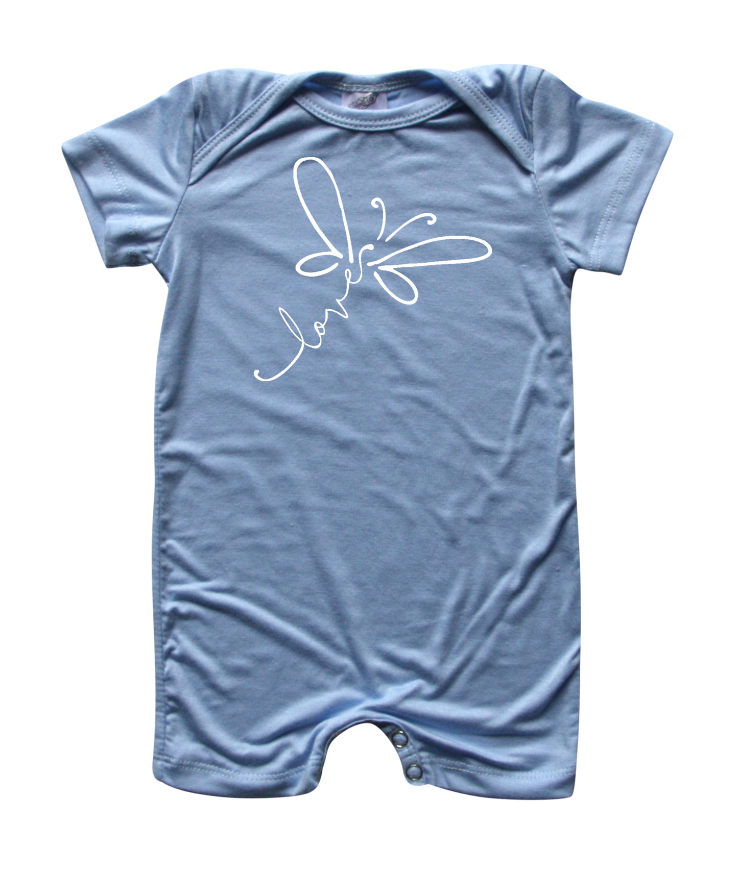 Dragonfly Love Silky Baby Romper Shorts for Boys and Girls