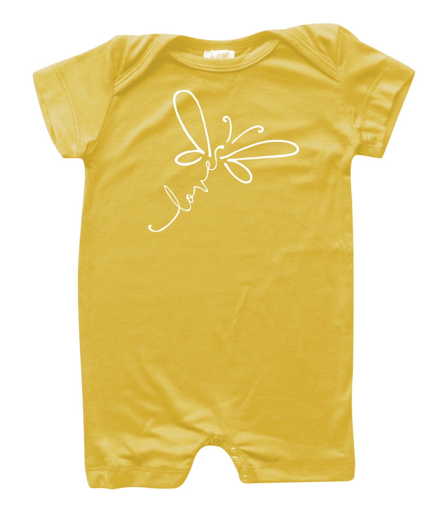 Dragonfly Love Silky Baby Romper Shorts for Boys and Girls