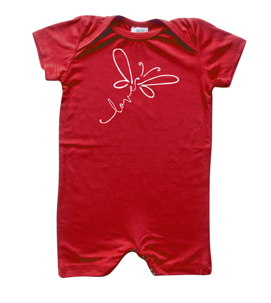 Dragonfly Love Silky Baby Romper Shorts for Boys and Girls