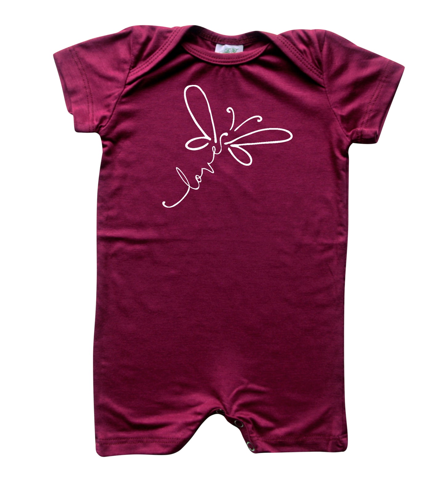 Dragonfly Love Silky Baby Romper Shorts for Boys and Girls