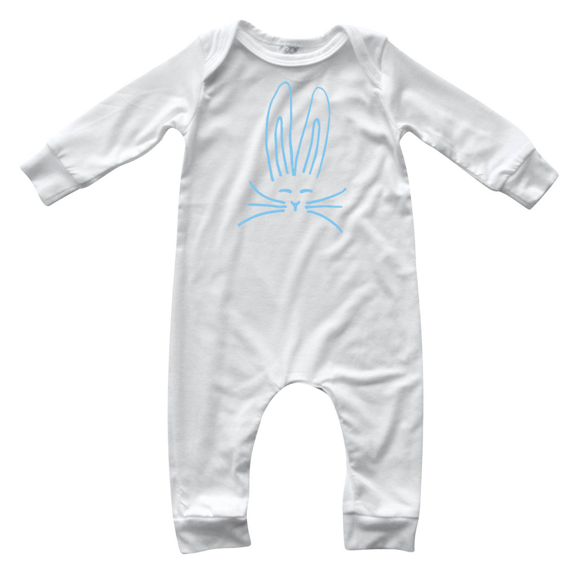 Easter Nordic Bunny Silhouette Romper