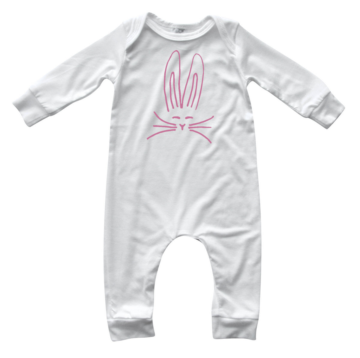 Easter Nordic Bunny Silhouette Romper