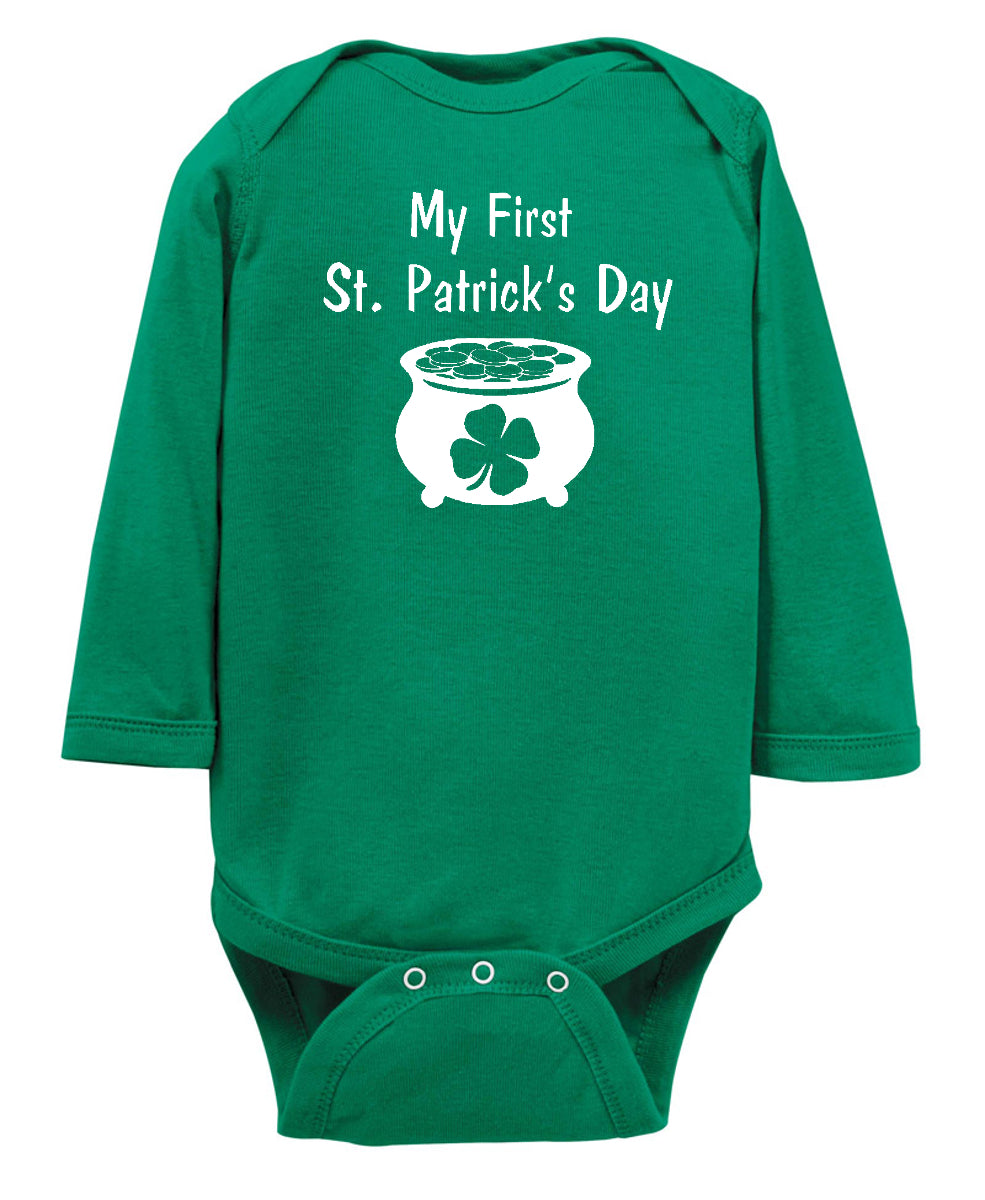 St. Patrick's Day 'My First St. Patrick's Day' Bodysuit