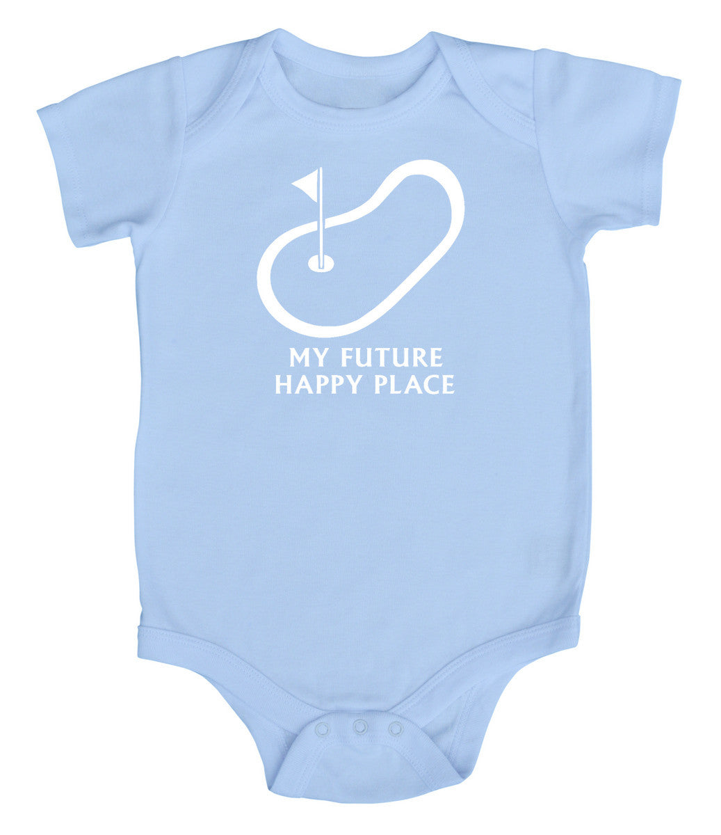 Future Happy Place Silhouette Baby Bodysuit