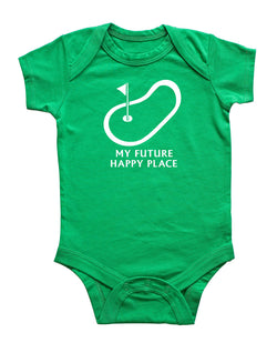 Future Happy Place Silhouette Baby Bodysuit