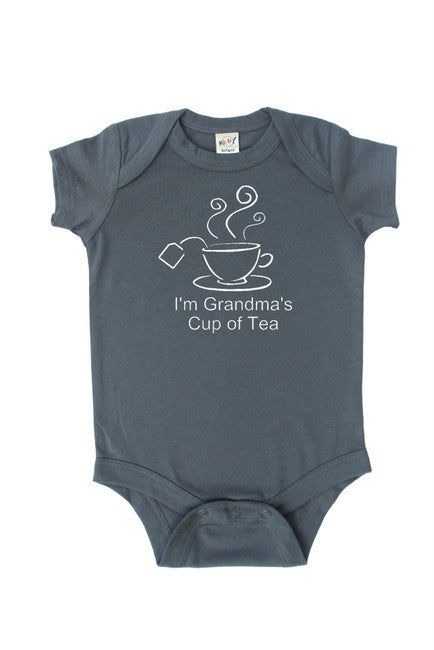 "Grandma's Cup of Tea" Baby Bodsuit
