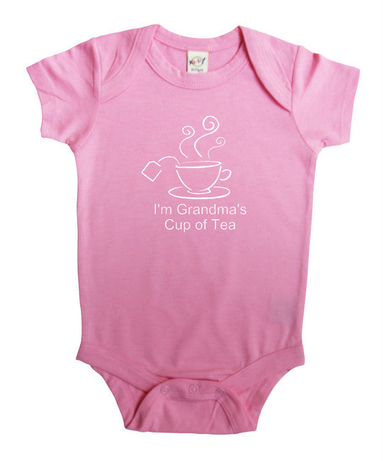 "Grandma's Cup of Tea" Baby Bodsuit