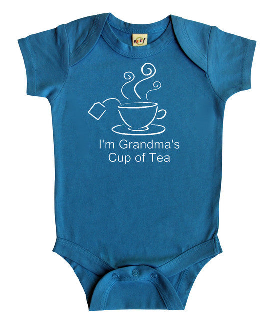 "Grandma's Cup of Tea" Baby Bodsuit