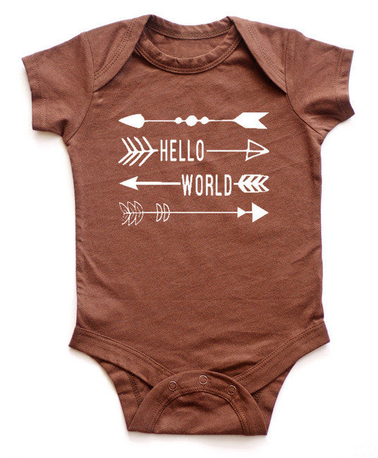"Hello World" Baby Bodysuit