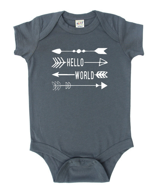 "Hello World" Baby Bodysuit