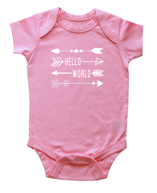 "Hello World" Baby Bodysuit